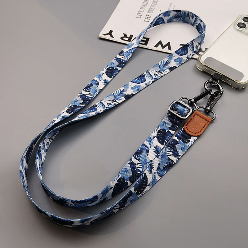 Tropical Pattern Crossbody Cel - Crossbody Lanyard Neck Strap Case 评论和价格