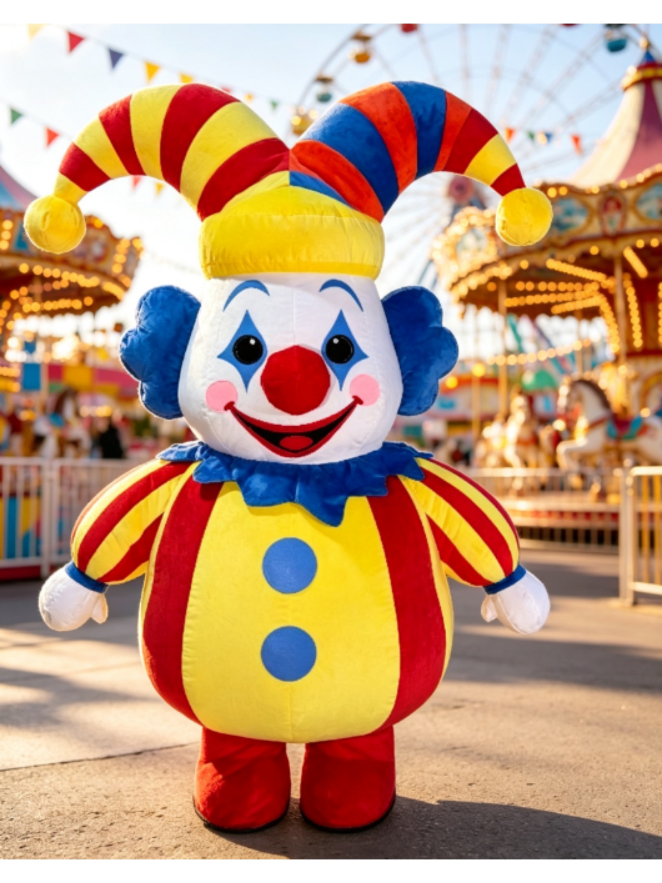 Inflatable Circus Clown Mascot - Chargers 评论和价格