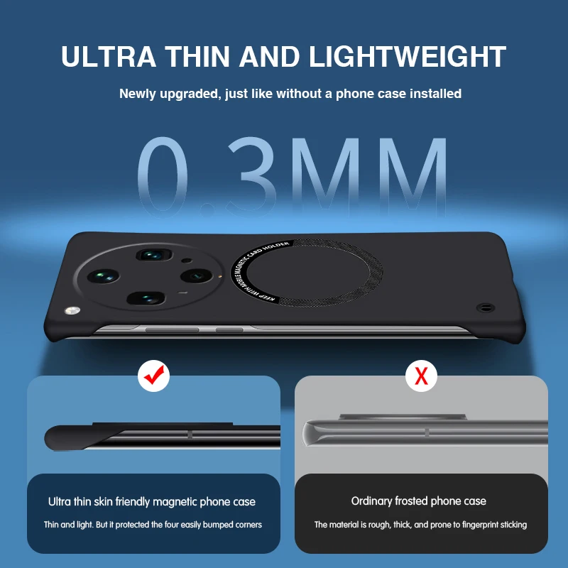 No Border Thin Phone Case for  - Matte Hard Pc Back Case 评论和价格