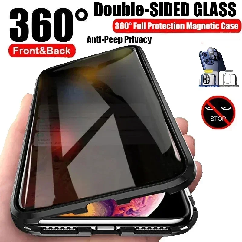 Anti Peeping Spy Case For OPPO - Anti Spy Privacy Glass Case 评论和价格