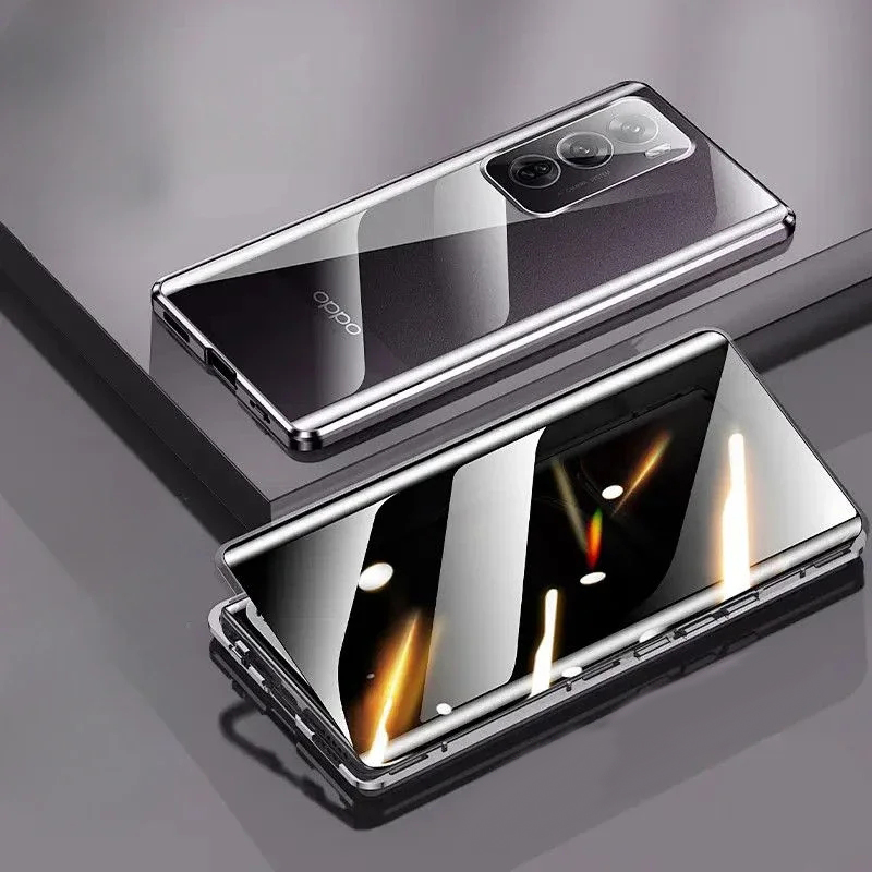 Anti Peeping Spy Case For OPPO - Anti Spy Privacy Glass Case 评论和价格