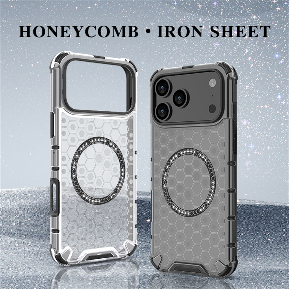 Luxury Clear Honeycomb Armour  - Clear Shockproof Bumper Case 评论和价格
