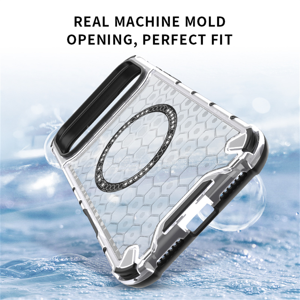 Luxury Clear Honeycomb Armour  - Clear Shockproof Bumper Case 评论和价格