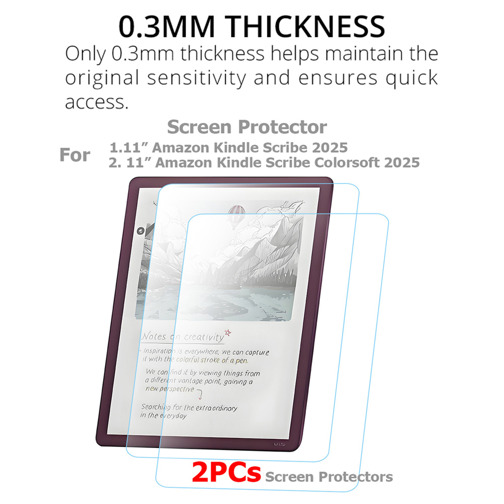 2PCs Screen Protector for 11In - Matte Anti Glare Screen Protector 评论和价格