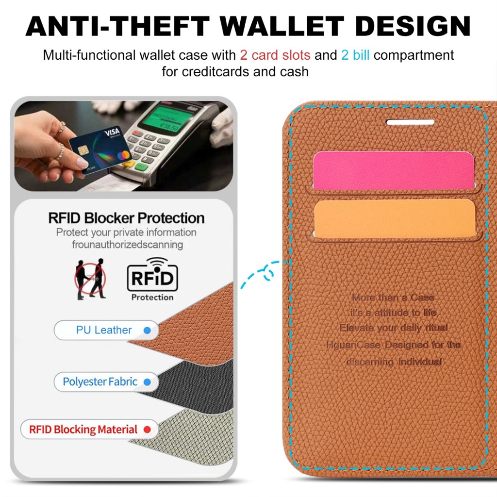 2in1 Detachable Wallet Phone C - Leather Wallet Card Holder Phone Cover 评论和价格