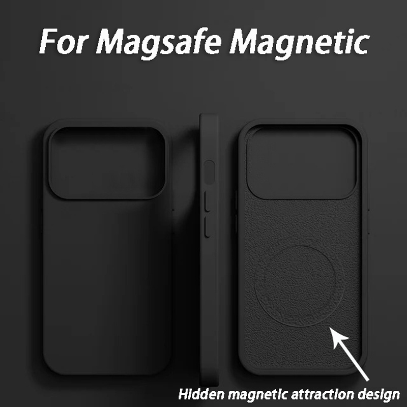 Luxury For Magsafe Wireless Ch - Liquid Silicone Magnetic Phone Case 评论和价格
