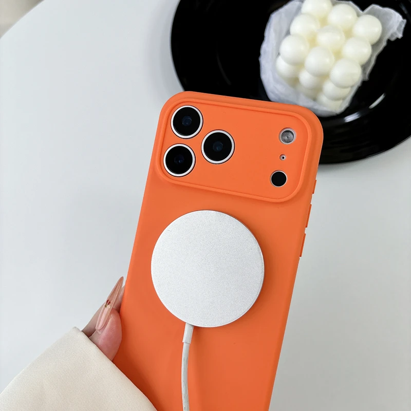 Solid Color Official Liquid Si - Liquid Silicone Magnetic Phone Case 评论和价格
