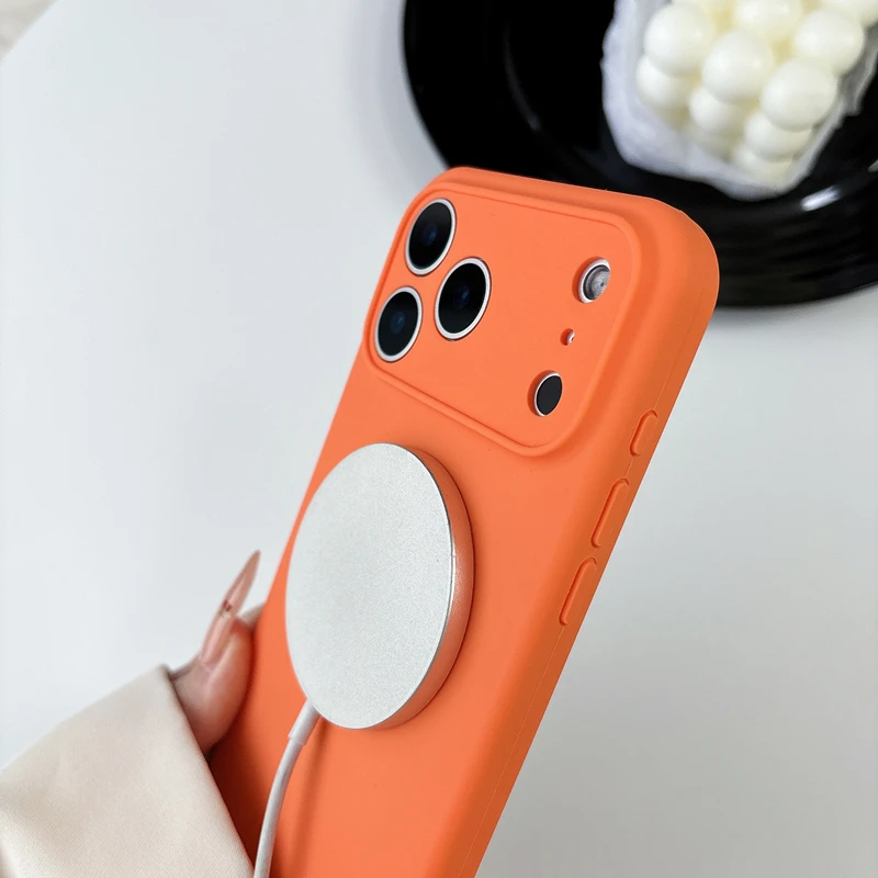 Solid Color Official Liquid Si - Liquid Silicone Magnetic Phone Case 评论和价格